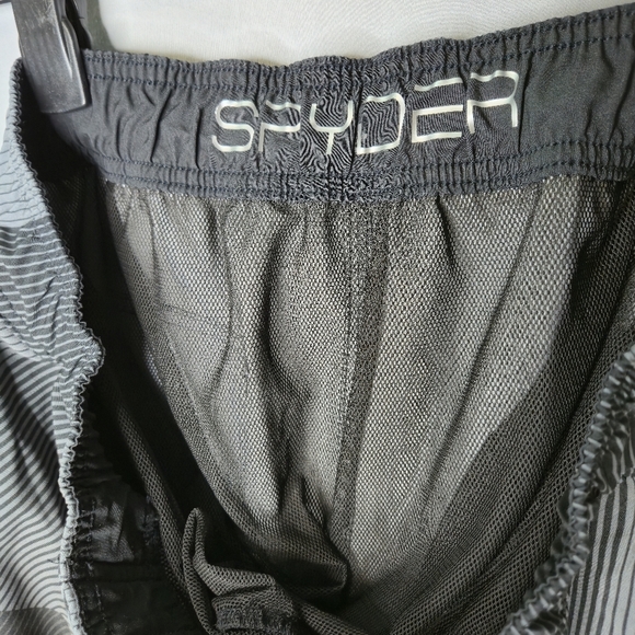 Spyder Mens Hydro Series Hybrid Swim Shorts Black Grey Size L - Picture 6 of 7